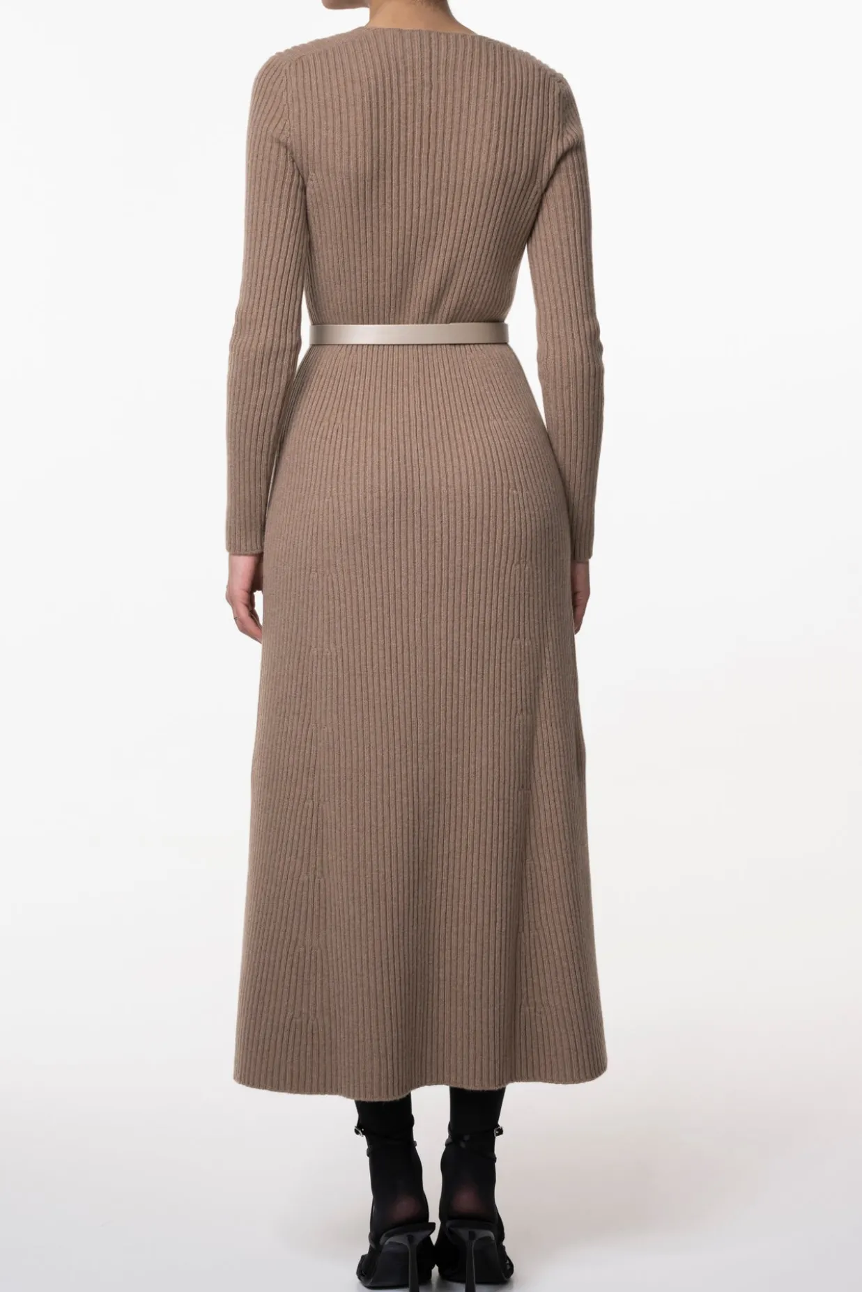 Adriel Wool and Cashmere-blend Dress