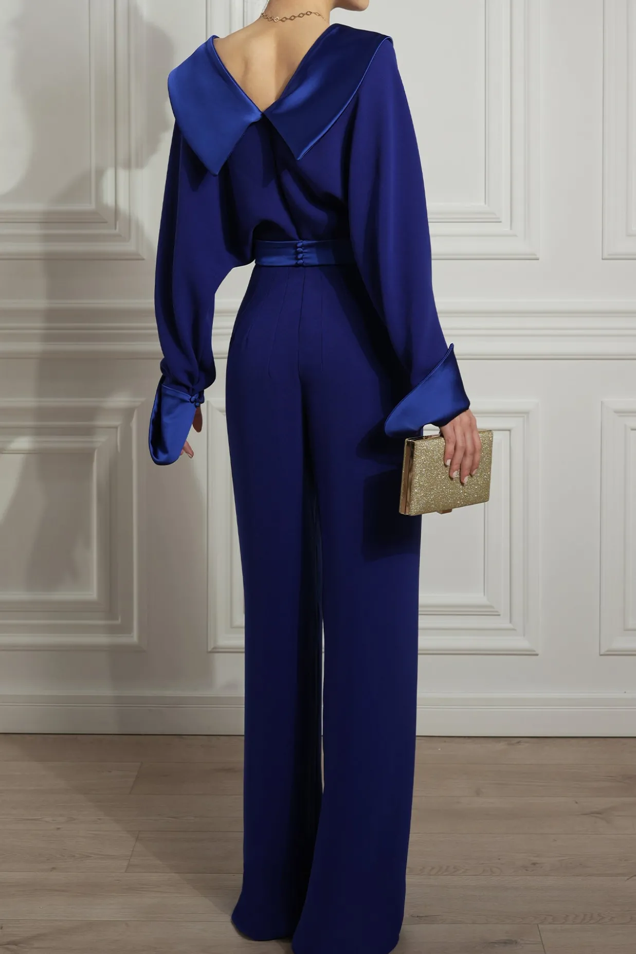 Angelina Jumpsuit In Royal-Blue