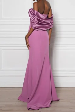Areej Long Dress In Hydrangea