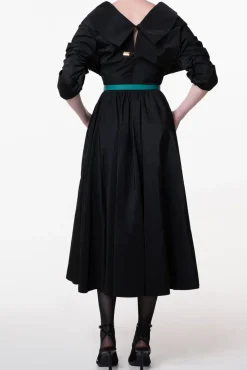 Carrie Midi Dress Black