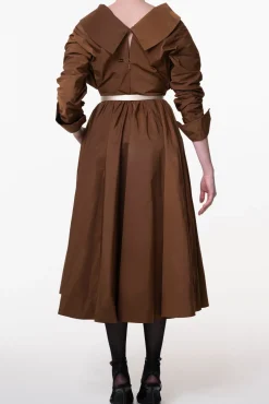 Carrie Midi Dress Caramel