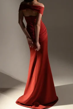 Dalila Dress In Terracotta