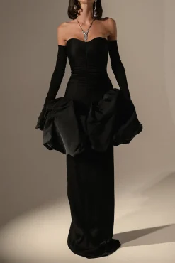 Elara Dress In Black
