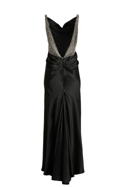 Elaris Dress In Black-Silver