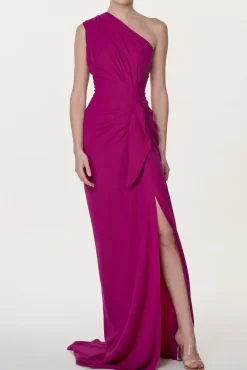 Elena Crepe Dress In Calla