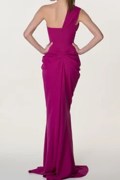 Elena Crepe Dress In Calla