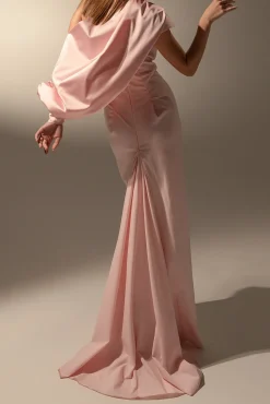 Karima Long Dress In Ballet-Pink