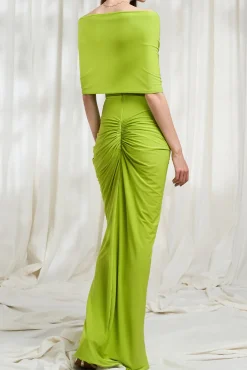Maia Long Dress In Limette