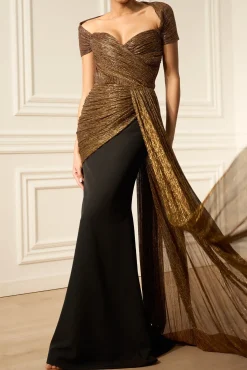 Malack Dress In Gold