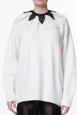 Margaret Ruffled Cotton Lace Collar