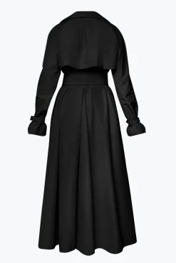 Marlene Trench Coat In Black