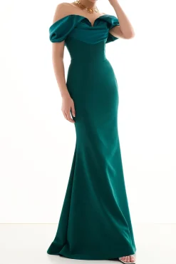 North Long Dress In Emerald