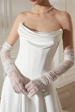 Salma Long Dress In Off-White