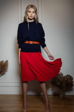 Sariel Cashmere and Silk-blend Sweater In Blue