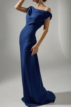 Sylvie Long Dress In Sapphire
