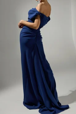 Sylvie Long Dress In Sapphire
