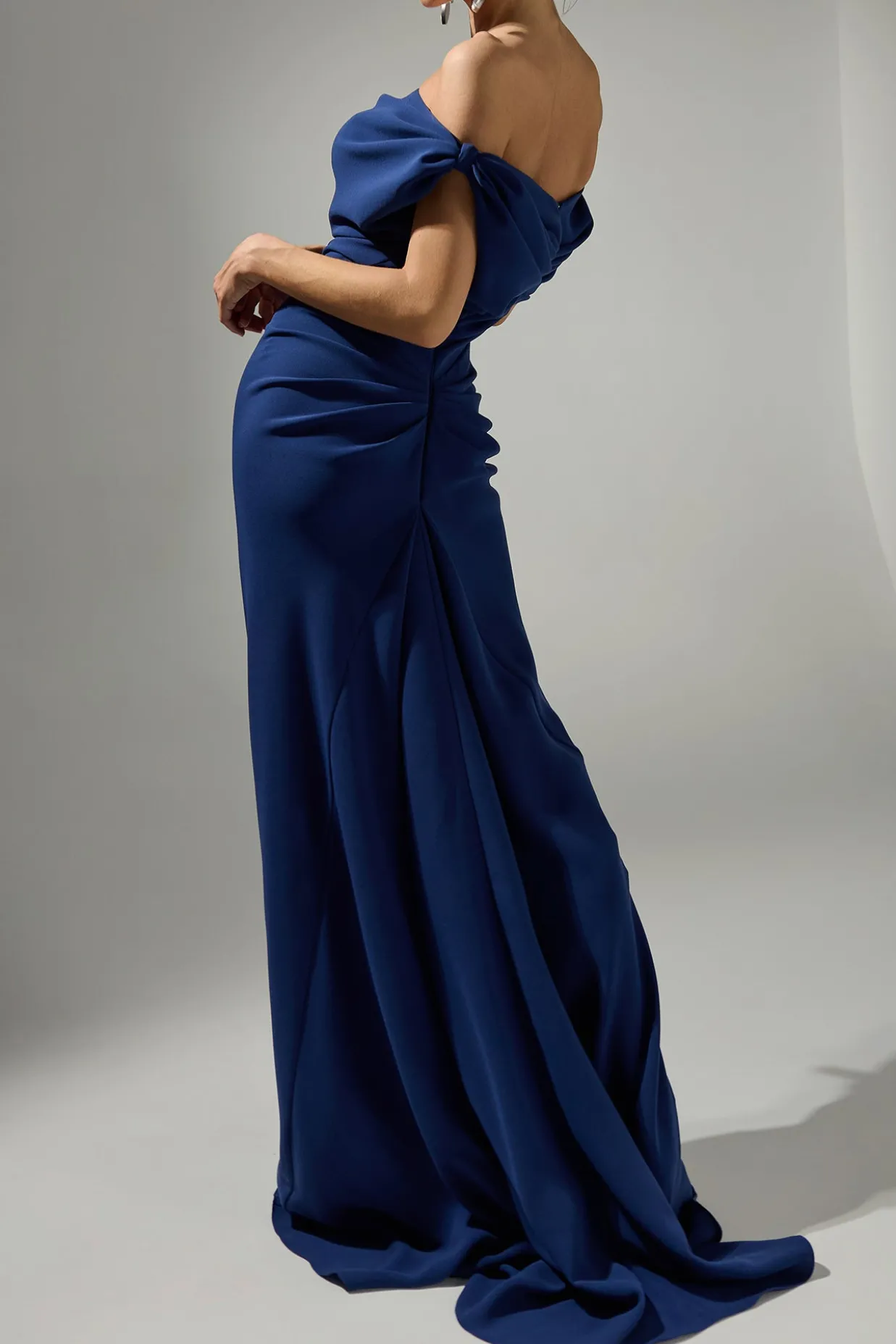Sylvie Long Dress In Sapphire