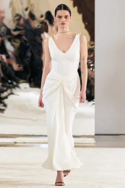 Valeria Midi Dress In Off-White