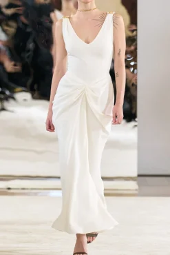 Valeria Midi Dress In Off-White