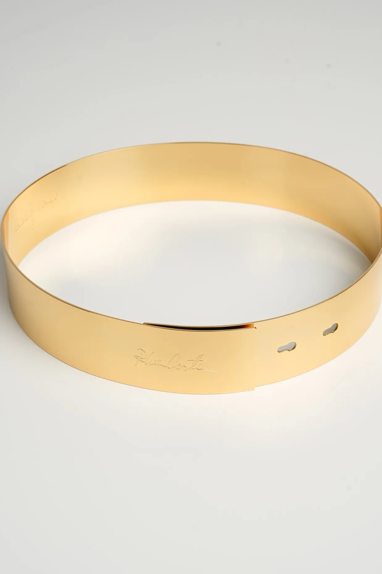 Xenis Full Metal Belt In Gold-Plated