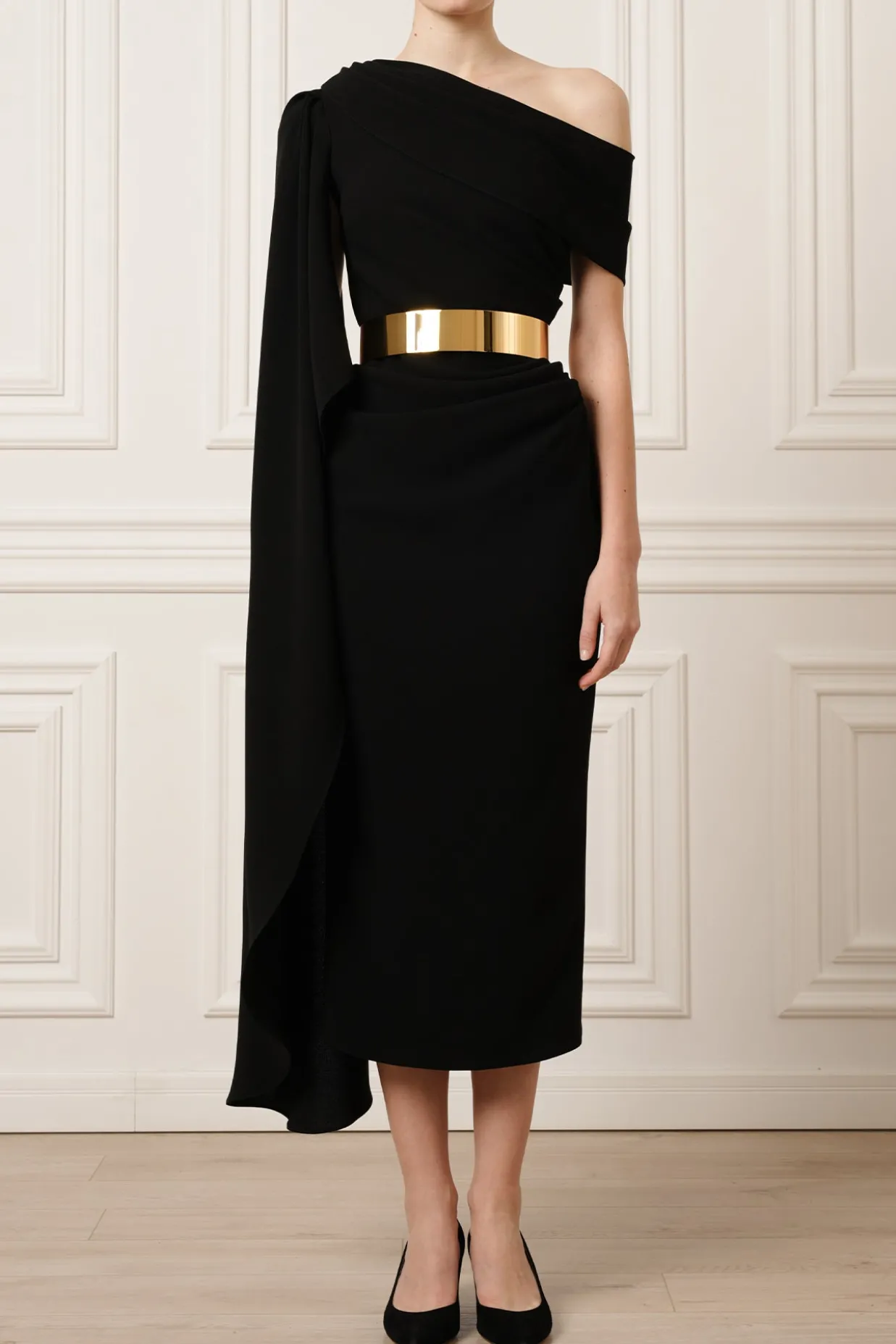 Xenis Full Metal Belt In Gold-Plated