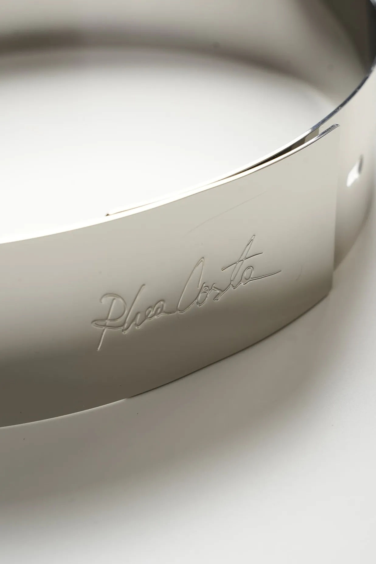Xenis Full Metal Belt In Silver-tone