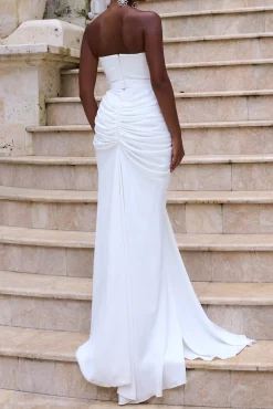 Zaira Long Dress In Off-White